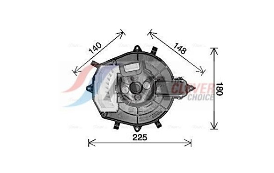 ventilateur de poêle CN8316 Ava Quality Cooling, Image 3