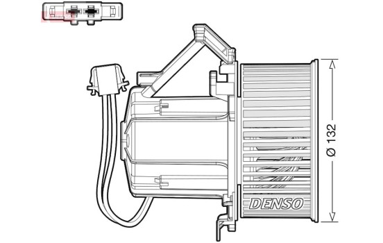 ventilateur de poêle DEA02009 Denso