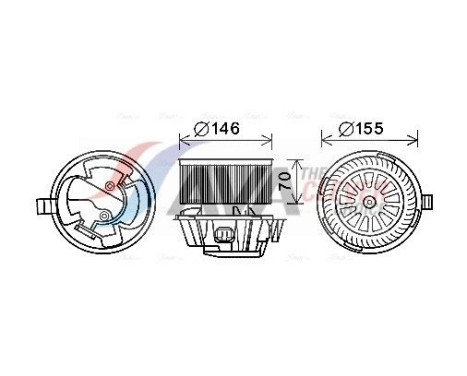 ventilateur de poêle DN8384 Ava Quality Cooling