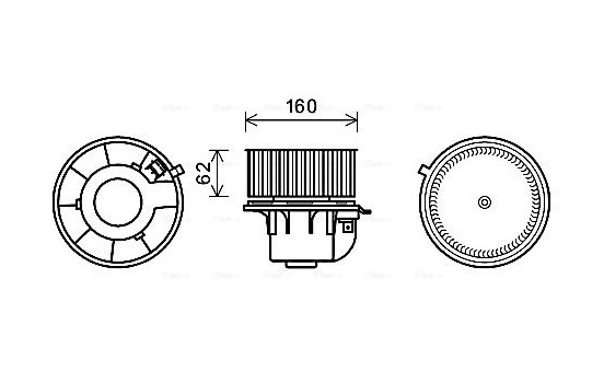 ventilateur de poêle FD8499 Ava Quality Cooling