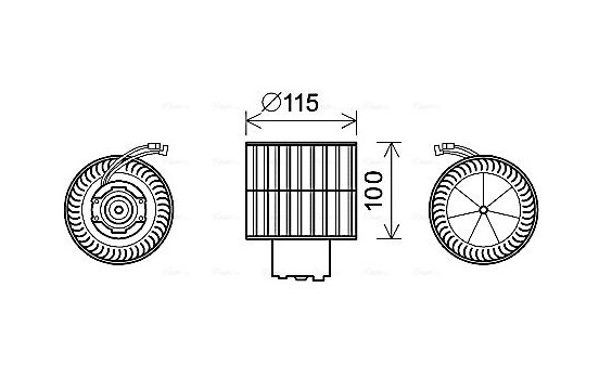 ventilateur de poêle FD8500 Ava Quality Cooling