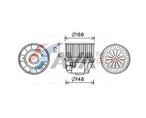 ventilateur de poêle FD8613 Ava Quality Cooling