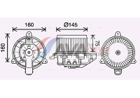 ventilateur de poêle FD8626 Ava Quality Cooling