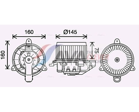 ventilateur de poêle FD8626 Ava Quality Cooling