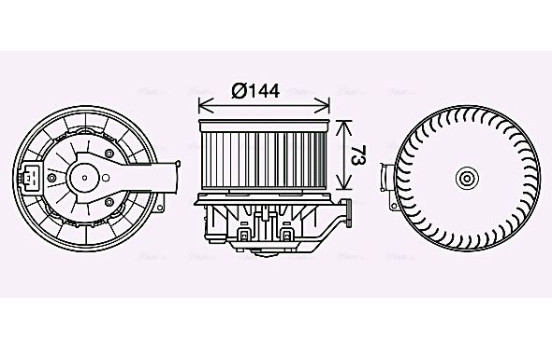 ventilateur de poêle FD8629 Ava Quality Cooling