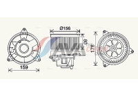 ventilateur de poêle FD8638 Ava Quality Cooling