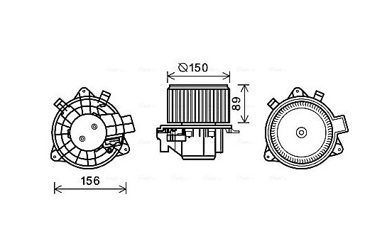 ventilateur de poêle FT8417 Ava Quality Cooling