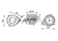 ventilateur de poêle FT8427 Ava Quality Cooling