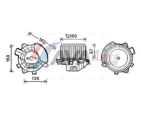 ventilateur de poêle FT8440 Ava Quality Cooling