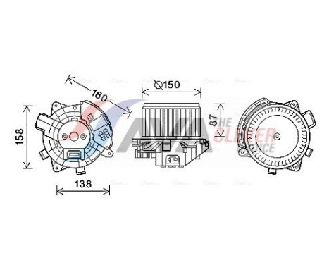 ventilateur de poêle FT8444 Ava Quality Cooling