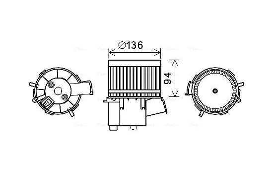 ventilateur de poêle FT8448 Ava Quality Cooling