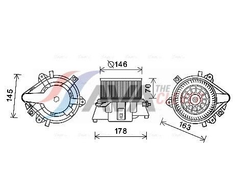 ventilateur de poêle FT8451 Ava Quality Cooling