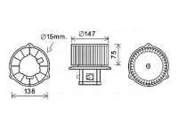 ventilateur de poêle HY8353 Ava Quality Cooling