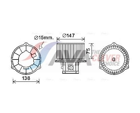 ventilateur de poêle HY8353 Ava Quality Cooling