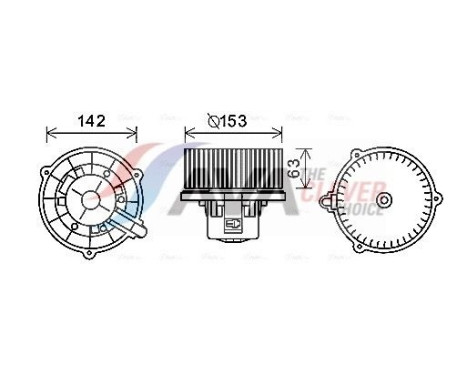 ventilateur de poêle HY8398 Ava Quality Cooling
