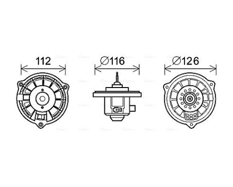 ventilateur de poêle HY8409 Ava Quality Cooling