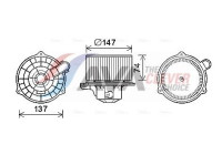 ventilateur de poêle HY8427 Ava Quality Cooling