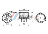 ventilateur de poêle HY8556 Ava Quality Cooling