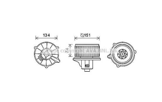 ventilateur de poêle KA8227 Ava Quality Cooling