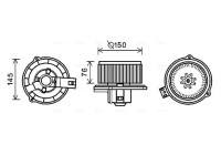 ventilateur de poêle KA8249 Ava Quality Cooling