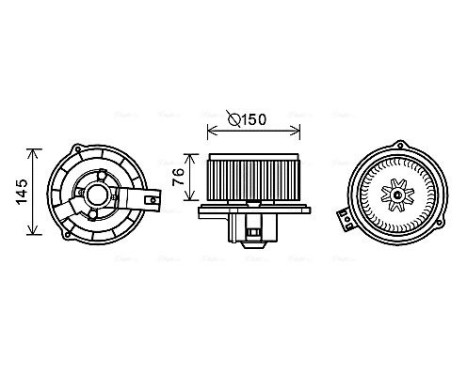ventilateur de poêle KA8249 Ava Quality Cooling