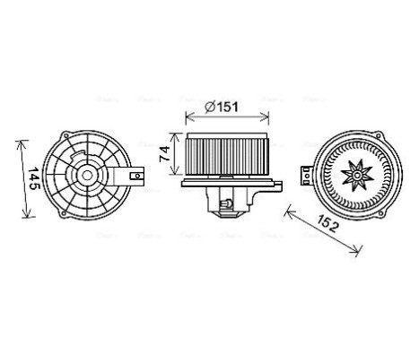 ventilateur de poêle KA8252 Ava Quality Cooling