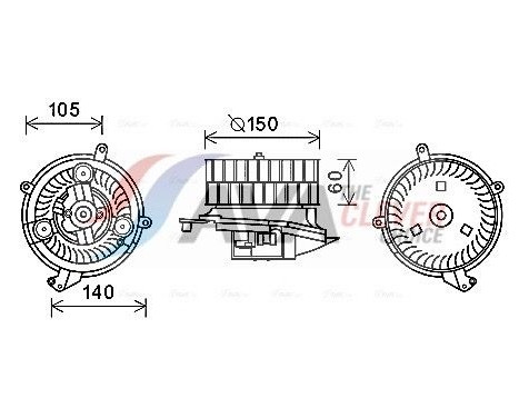 ventilateur de poêle MS8623 Ava Quality Cooling