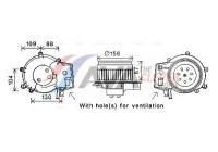 ventilateur de poêle MS8625 Ava Quality Cooling
