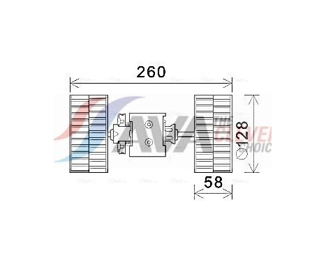 ventilateur de poêle MS8645 Ava Quality Cooling