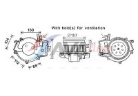 ventilateur de poêle MS8657 Ava Quality Cooling