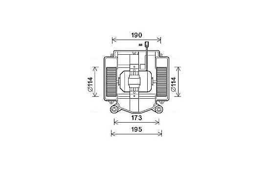 ventilateur de poêle MS8669 Ava Quality Cooling