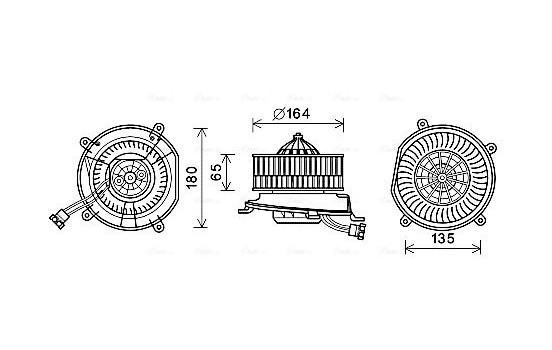 ventilateur de poêle MS8674 Ava Quality Cooling