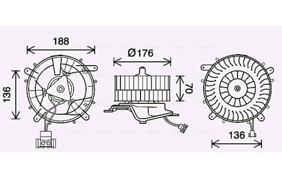 ventilateur de poêle MS8689 Ava Quality Cooling