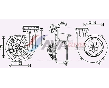 ventilateur de poêle OL8693 Ava Quality Cooling