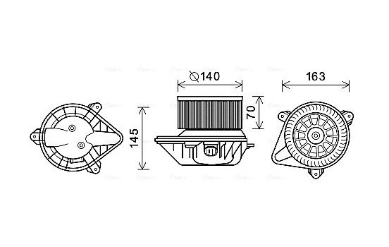 ventilateur de poêle PE8373 Ava Quality Cooling