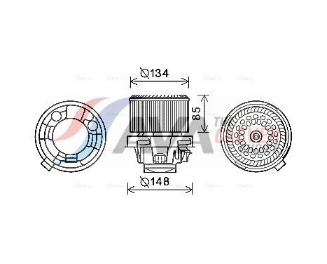 ventilateur de poêle PE8374 Ava Quality Cooling