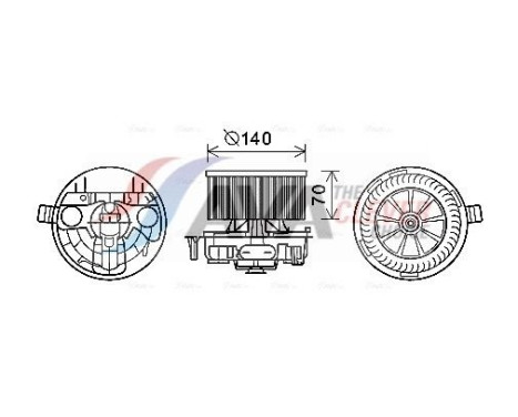 ventilateur de poêle RT8570 Ava Quality Cooling
