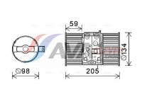 ventilateur de poêle RT8586 Ava Quality Cooling