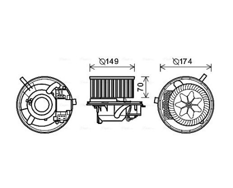 ventilateur de poêle VN8341 Ava Quality Cooling, Image 3