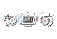 ventilateur de poêle VN8350 Ava Quality Cooling