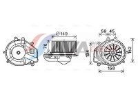 ventilateur de poêle VN8353 Ava Quality Cooling