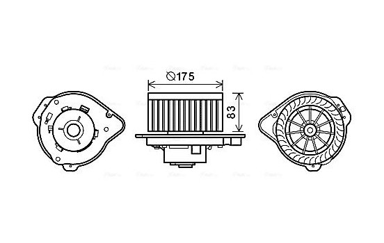 ventilateur de poêle VO8174 Ava Quality Cooling