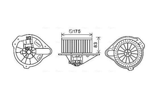 ventilateur de poêle VO8182 Ava Quality Cooling