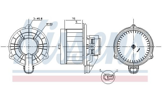 Ventilation intérieure 87569 Nissens