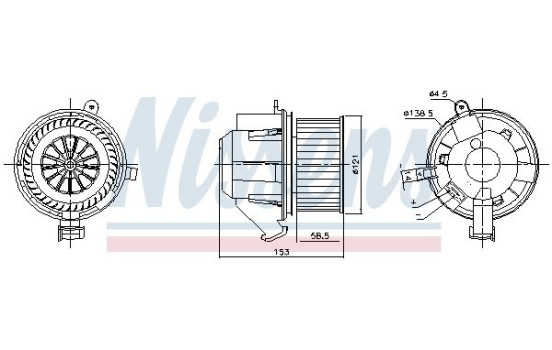 Ventilation intérieure 87607 Nissens