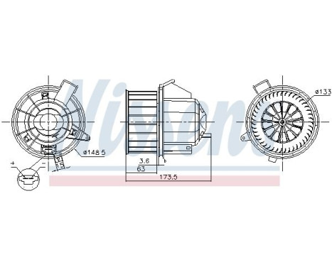 Ventilation intérieure 87617 Nissens