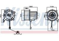 Ventilation intérieure 87621 Nissens