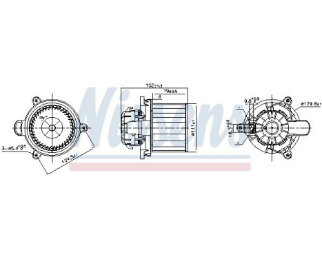 Ventilation intérieure 87626 Nissens