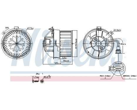 Ventilation intérieure 87628 Nissens