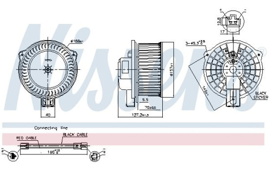 Ventilation intérieure 87630 Nissens